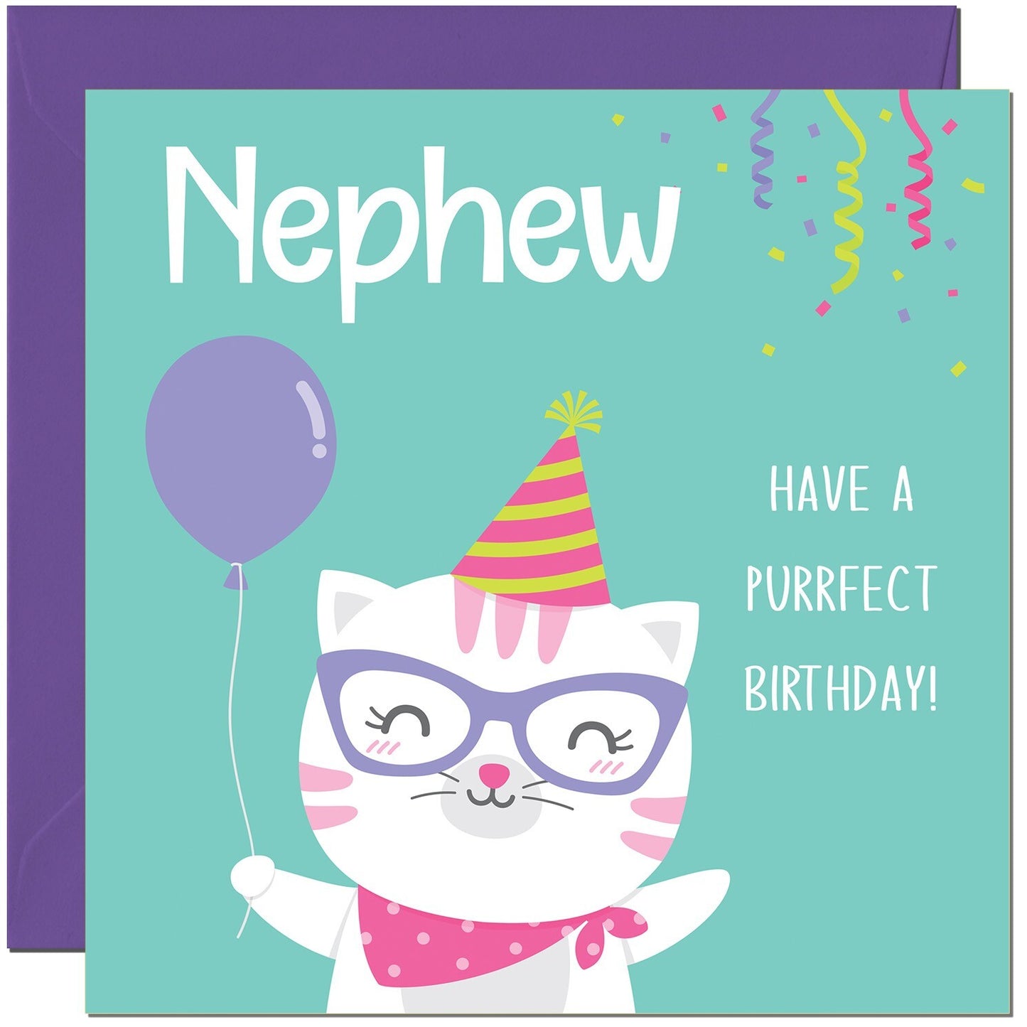 Purrfect Birthday - Kitty Cute Cat