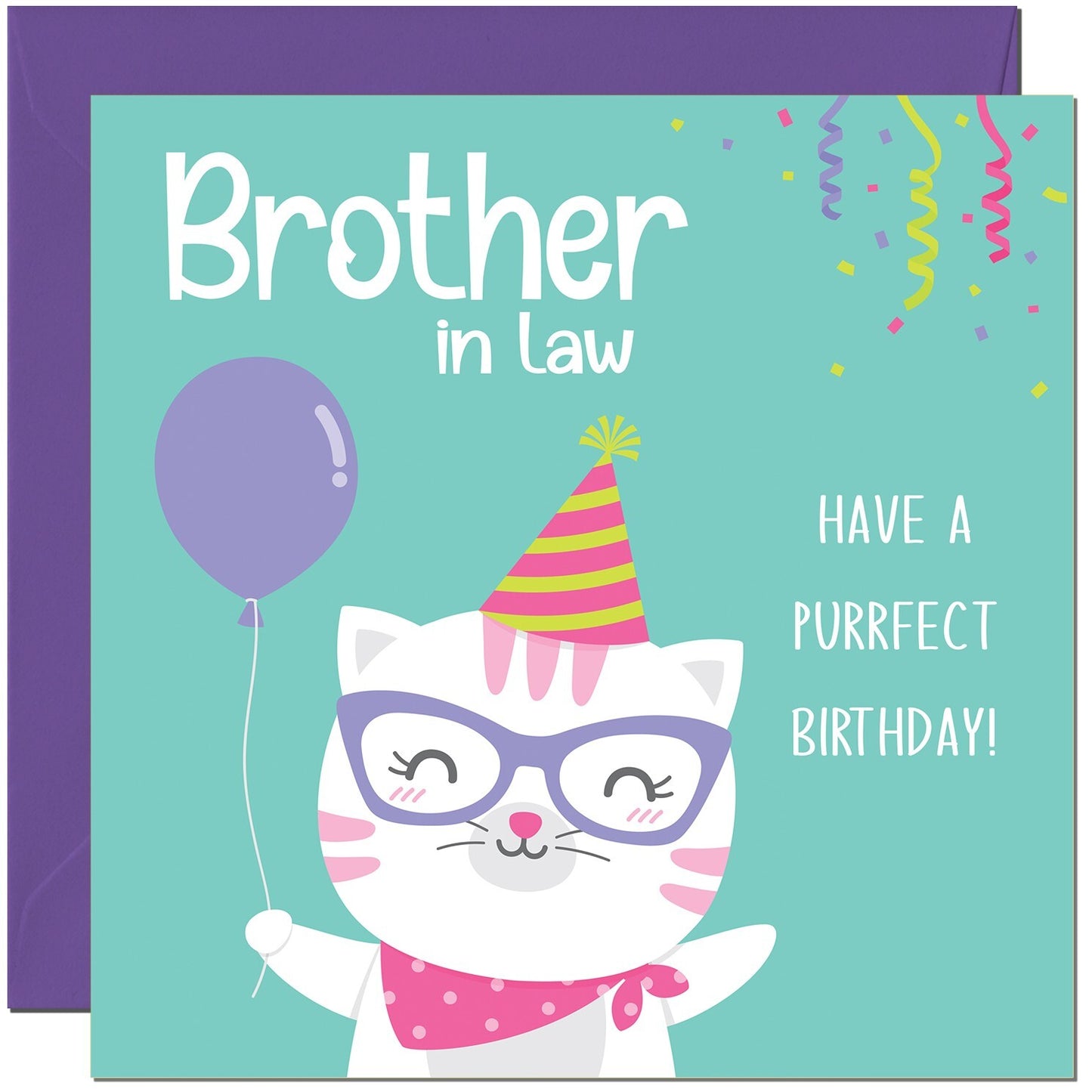 Purrfect Birthday - Kitty Cute Cat