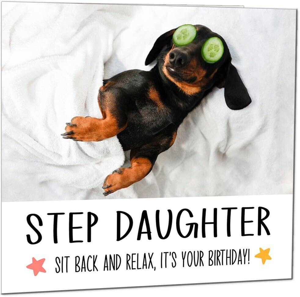 Birthday Card - Relax Dog Dachshund Funny