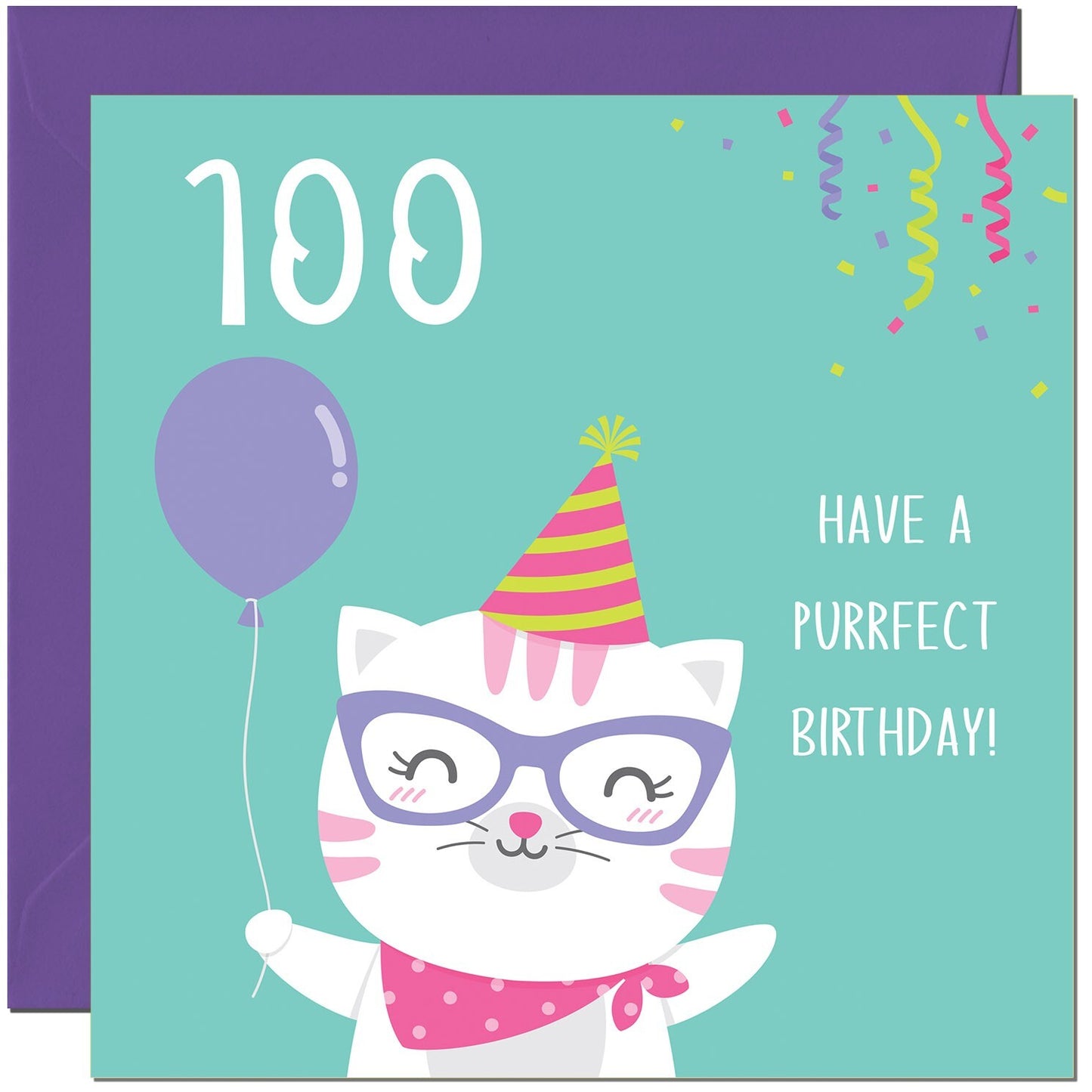Purrfect Birthday - Kitty Cute Cat