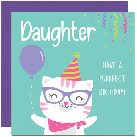 Purrfect Birthday - Kitty Cute Cat