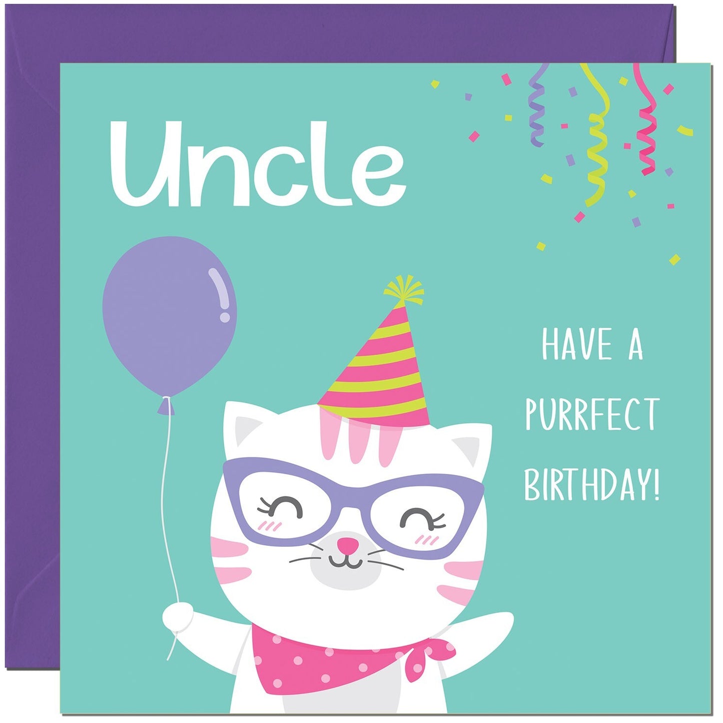 Purrfect Birthday - Kitty Cute Cat