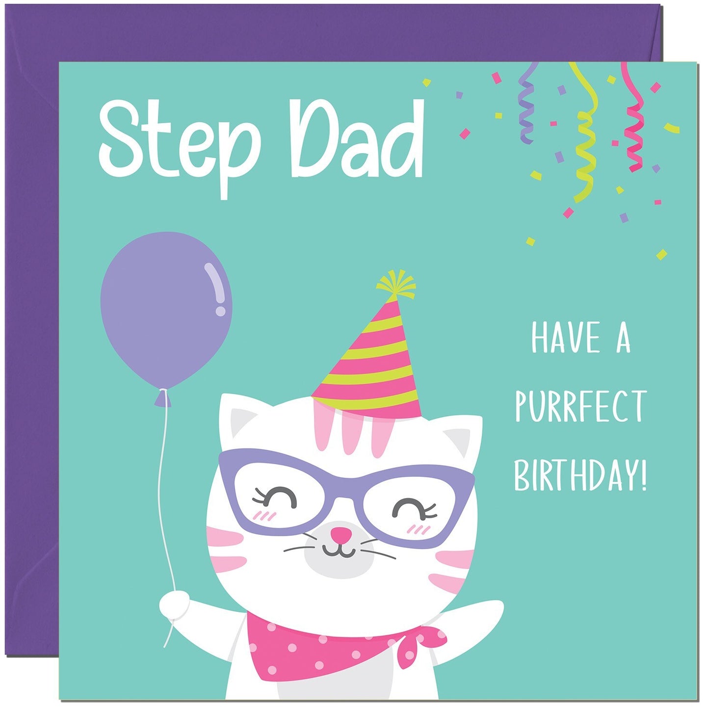 Purrfect Birthday - Kitty Cute Cat