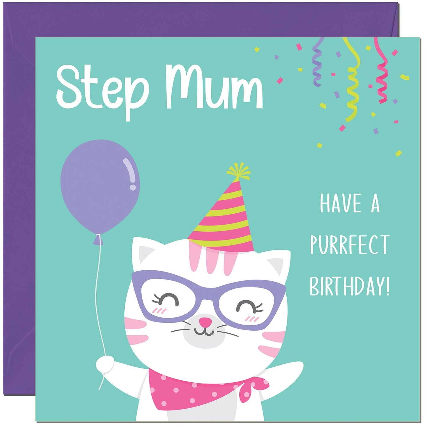 Purrfect Birthday - Kitty Cute Cat