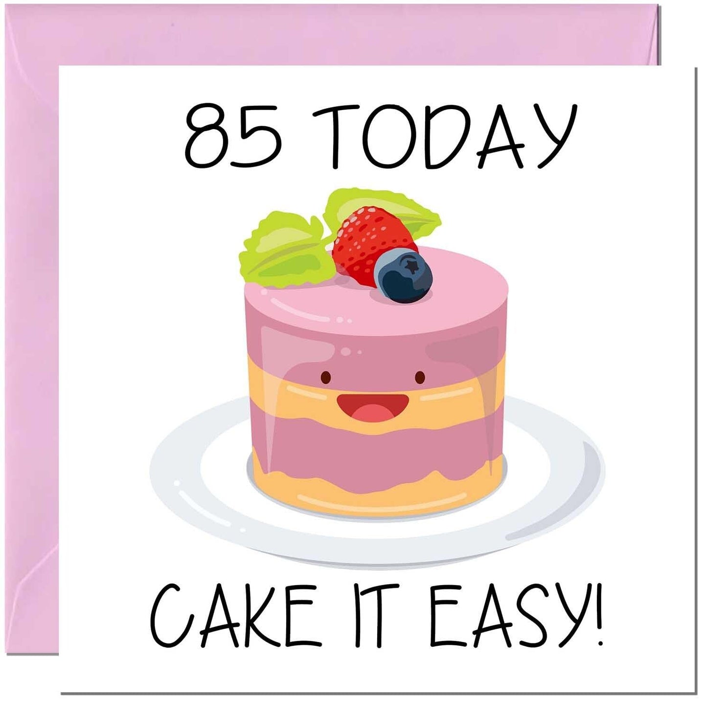 Cute Birthday Card for women girls Cake it easy