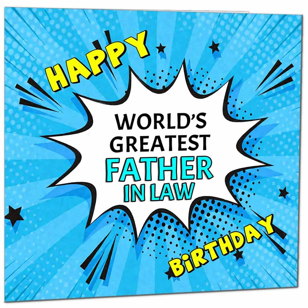 Wife Birthday Card - World's Greatest - Comic Book Pop Art Style Birthday Card for Wife