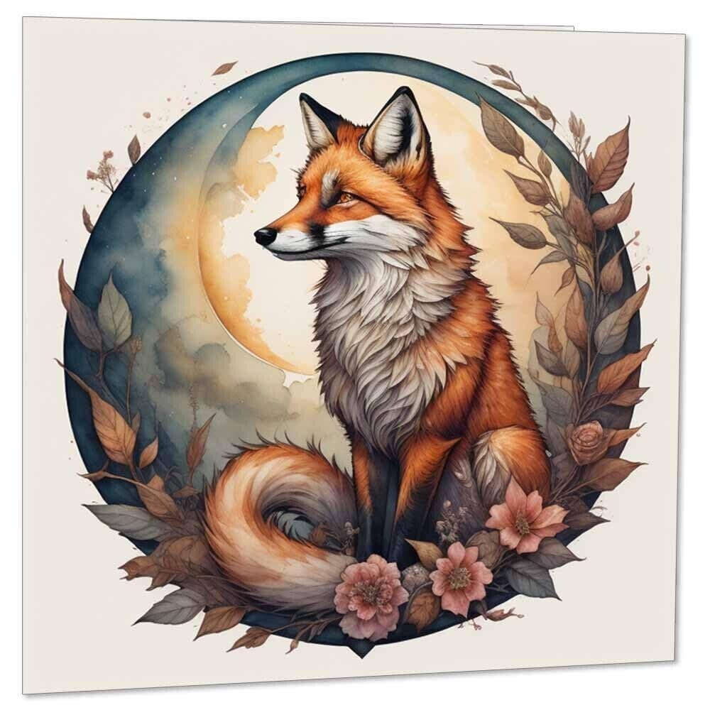 Fox Greeting Card 145 x 145mm