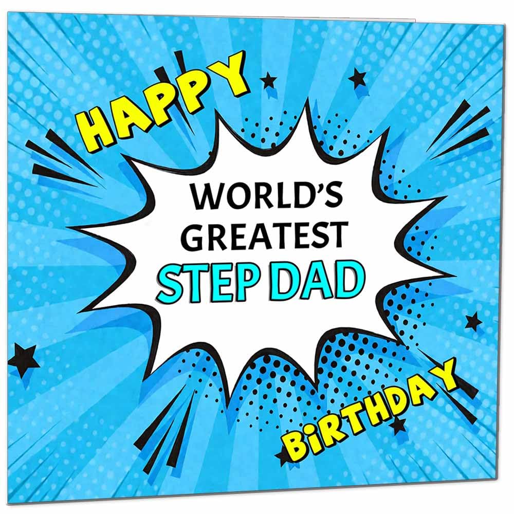 Wife Birthday Card - World's Greatest - Comic Book Pop Art Style Birthday Card for Wife