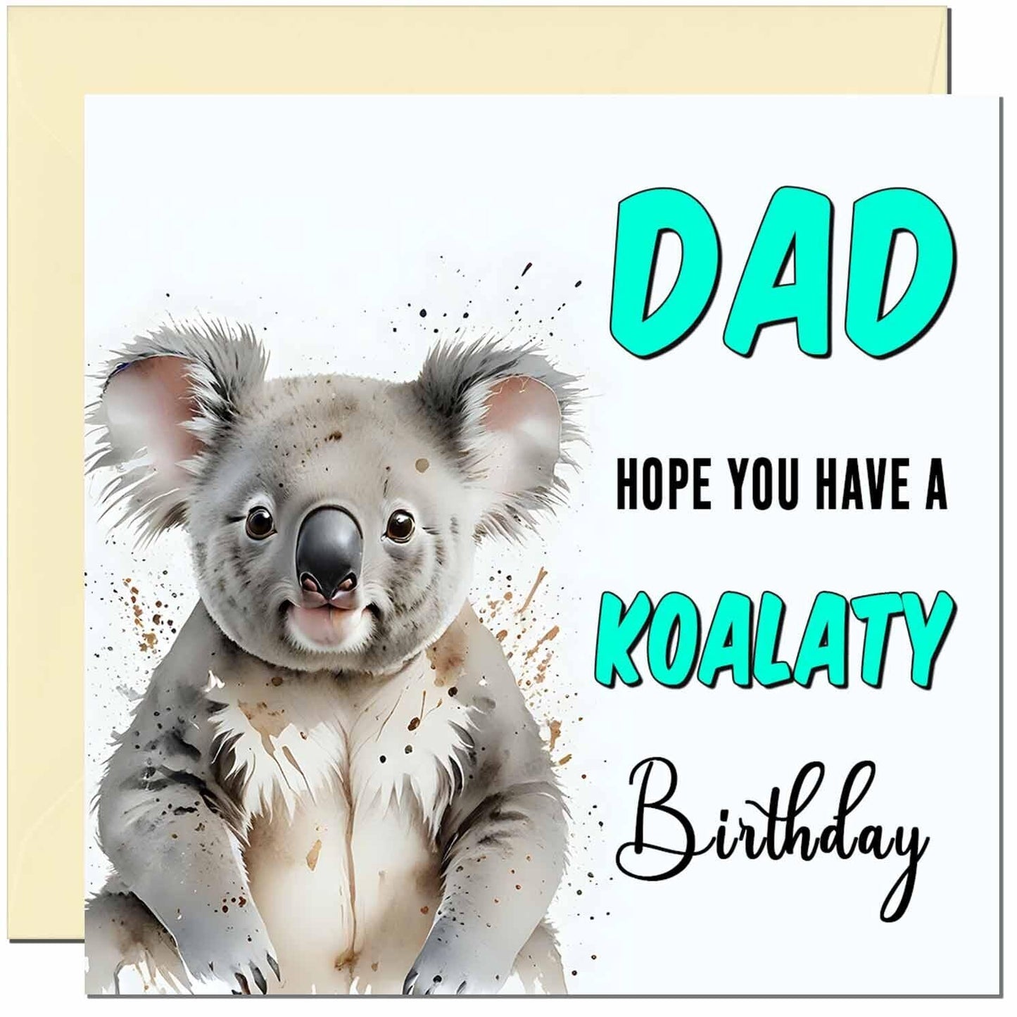 Koala Birthday Card for Men women - Funny Pun