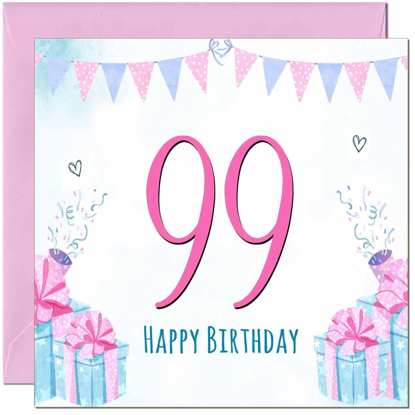 Womens Birthday Card for Ladies Shabby Chic
