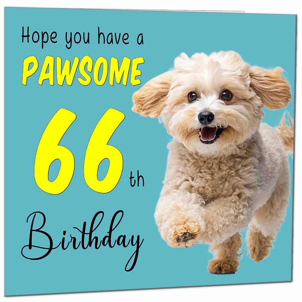 Birthday Card for Men Women Dog Pawsome