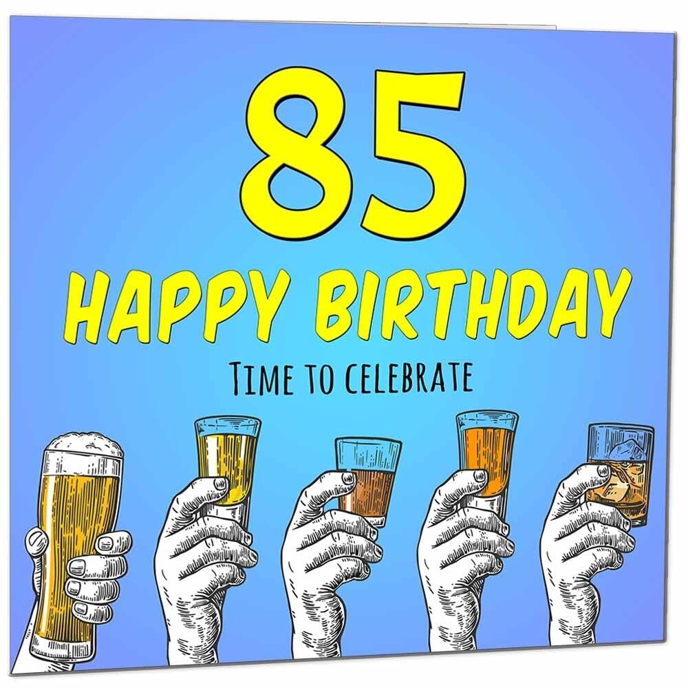 Birthday Card for Men Him Beer Drinks Men's