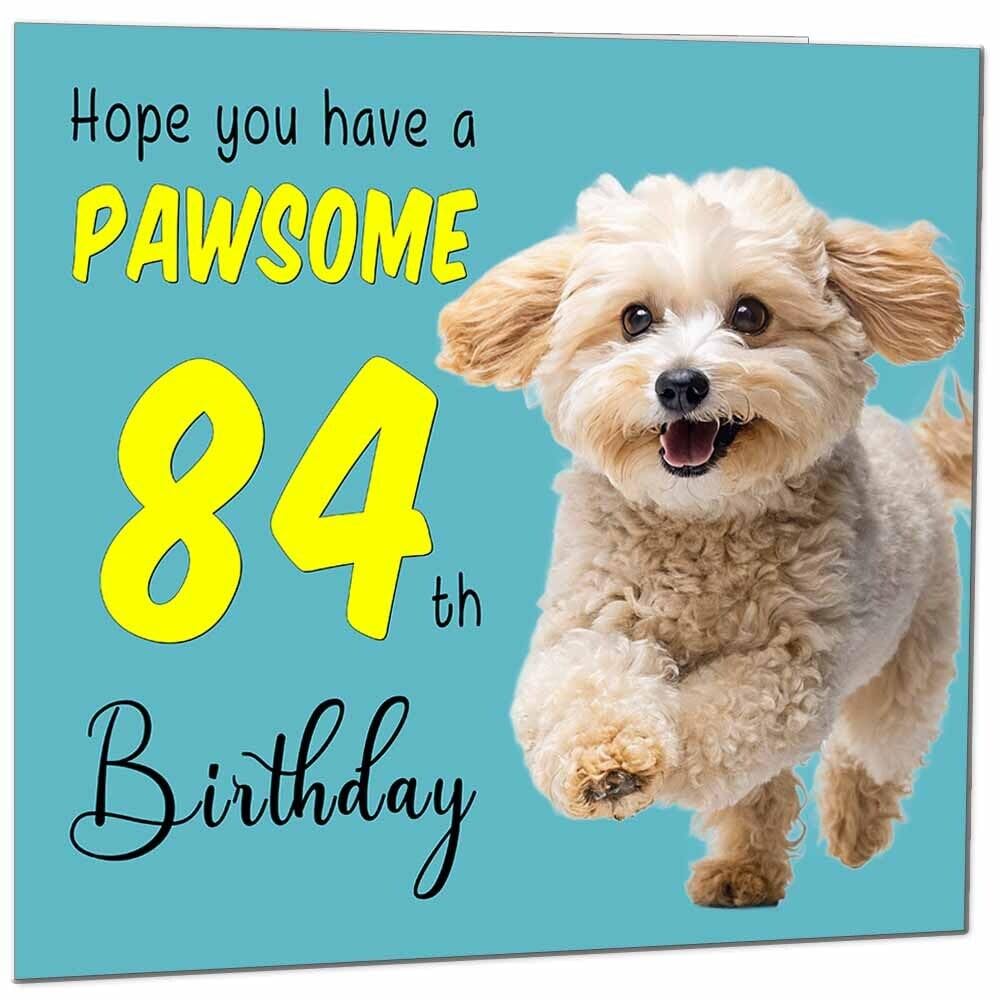 Birthday Card for Men Women Dog Pawsome