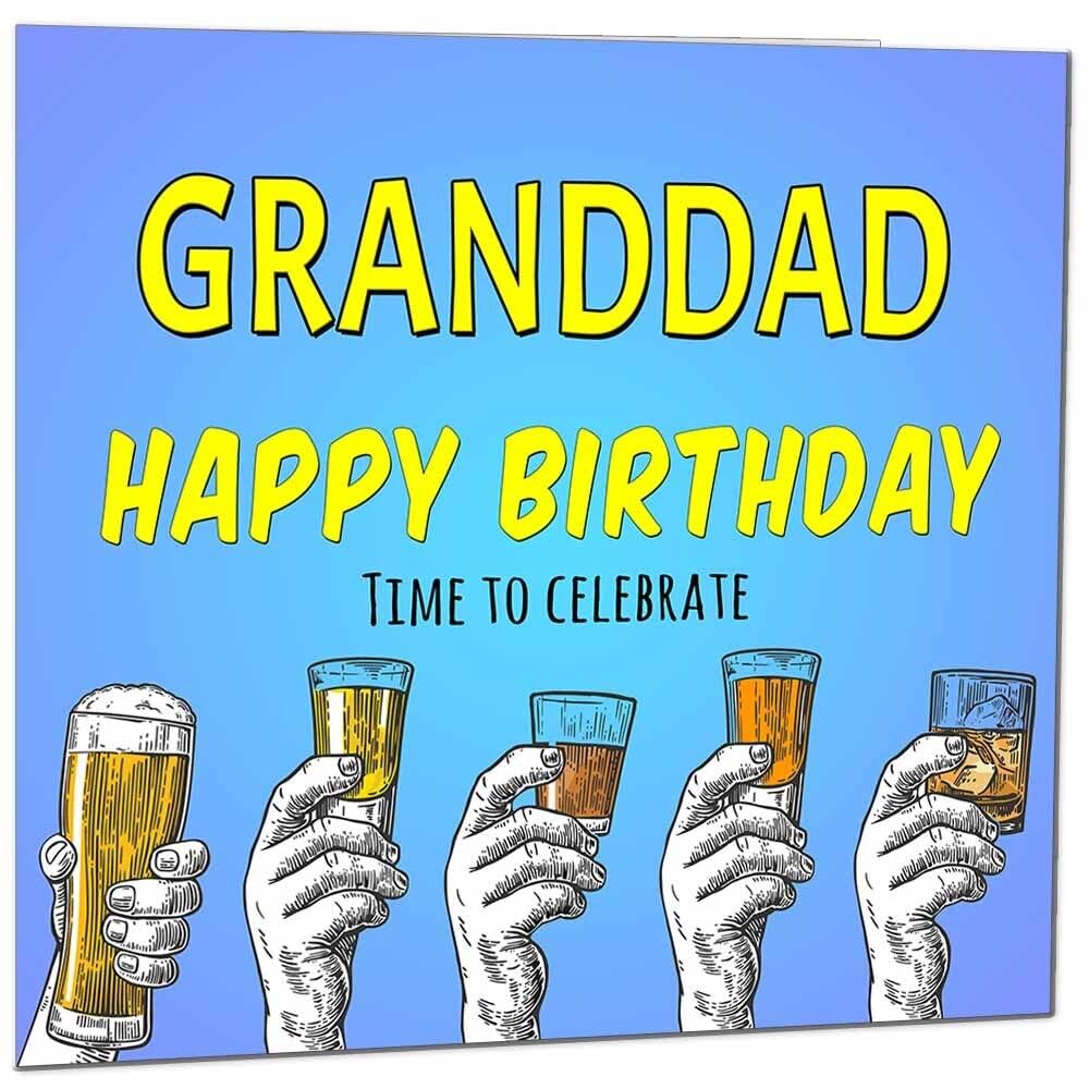 Birthday Card for Men Him Beer Drinks Men's