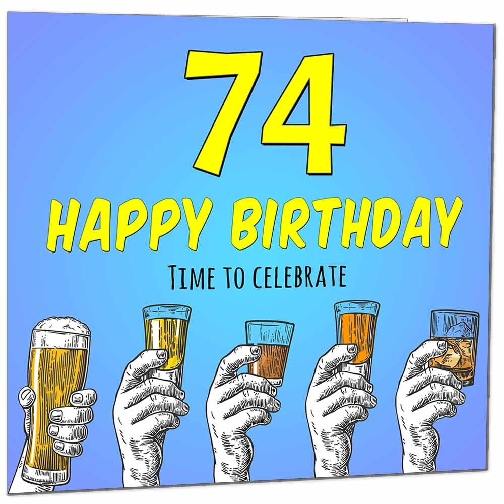 Birthday Card for Men Him Beer Drinks Men's