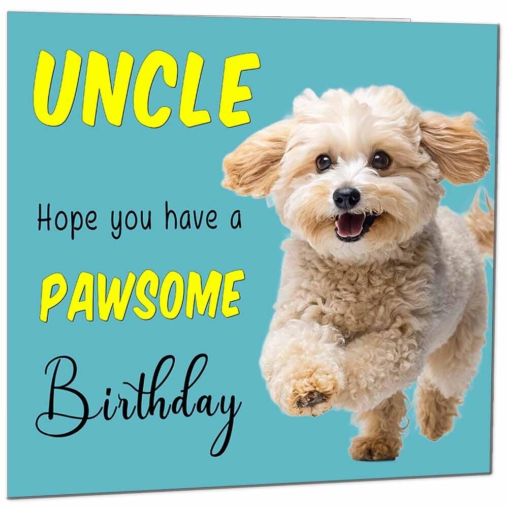 Birthday Card for Men Women Dog Pawsome