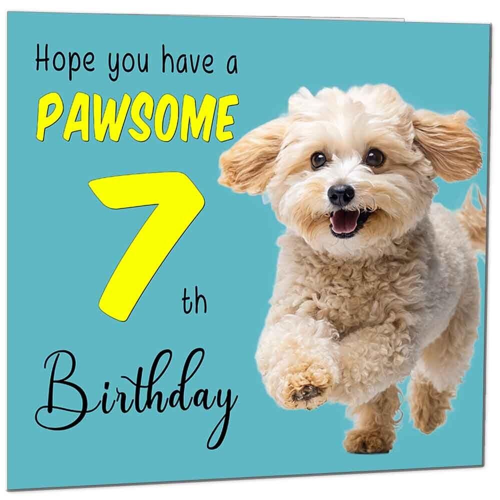 Birthday Card for Men Women Dog Pawsome