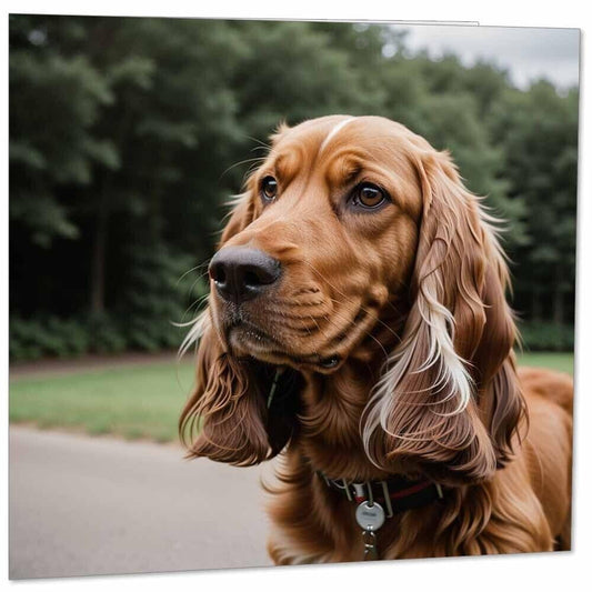 Cocker Spaniel Greeting Card - Cocker Spaniel Dog Photo 145mm x 145mm
