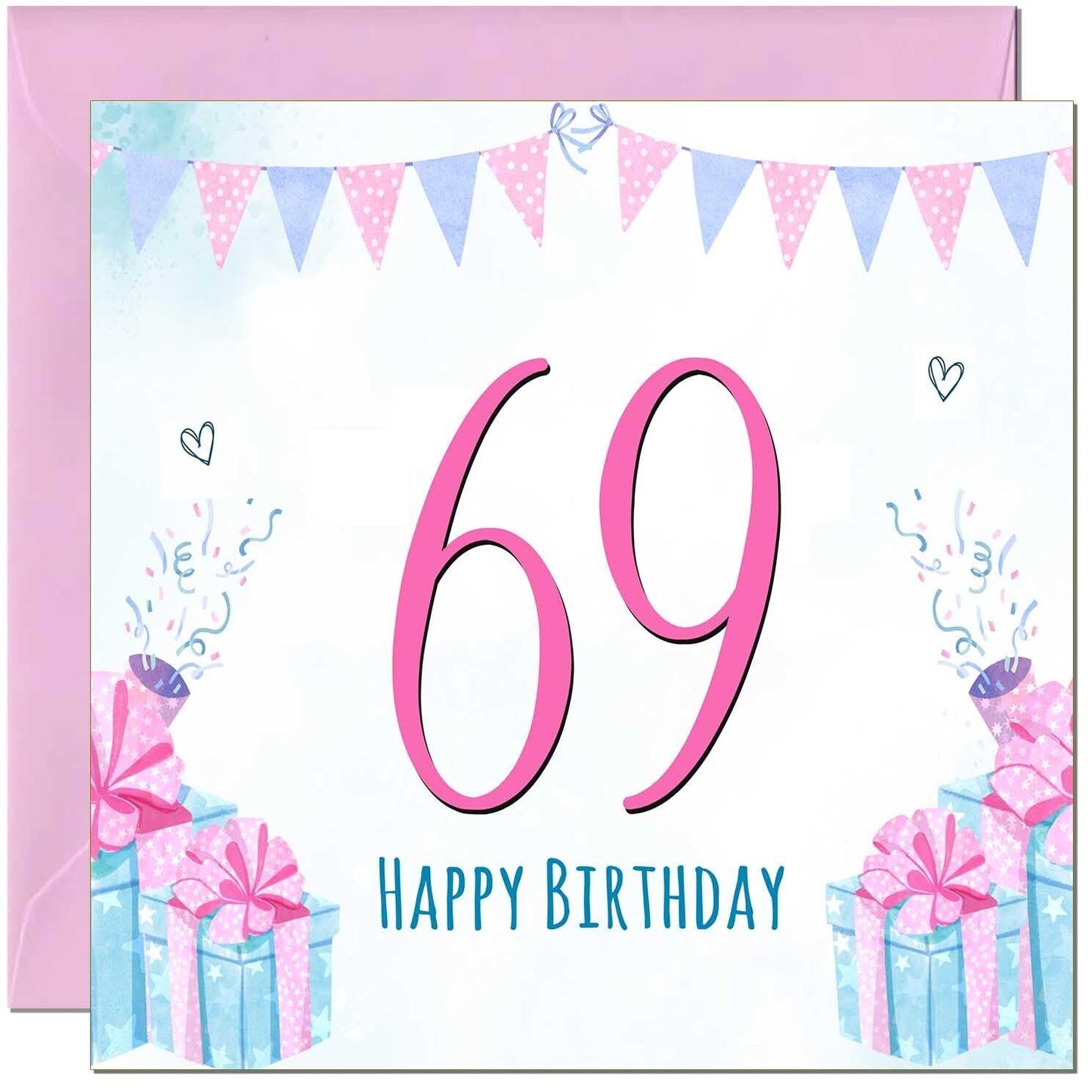 Womens Birthday Card for Ladies Shabby Chic