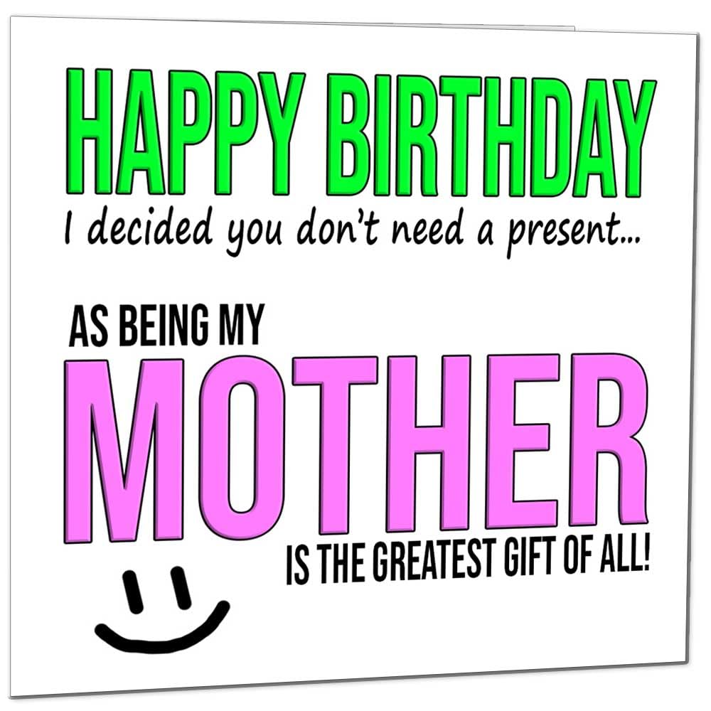 Funny Birthday Card for Sister - Best Present - Sibling Sis Sister Birthday Card Banter Joke 145 x 145mm