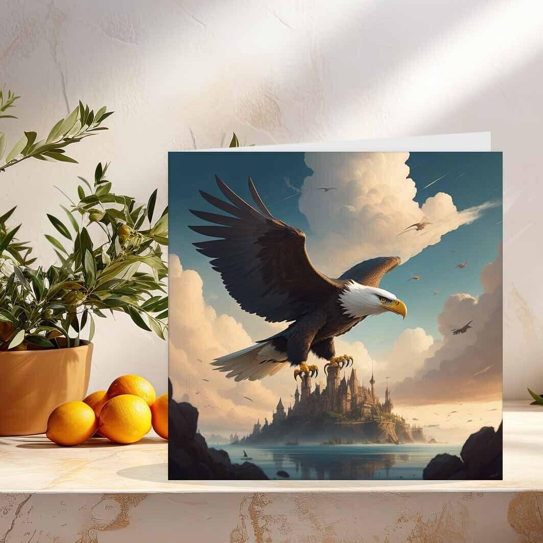 Eagle Greeting Card 145 x 145mm