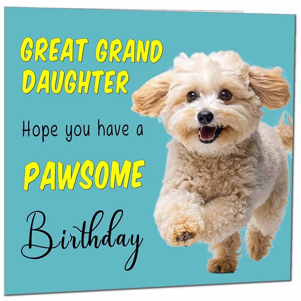 Birthday Card for Men Women Dog Pawsome