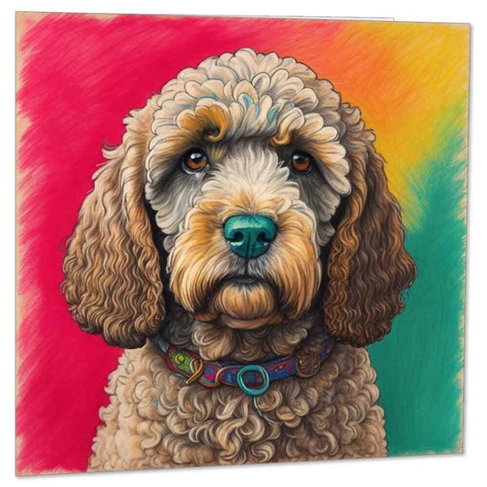 Cockapoo Greeting Card Cockapoo Dog 145mm x 145mm