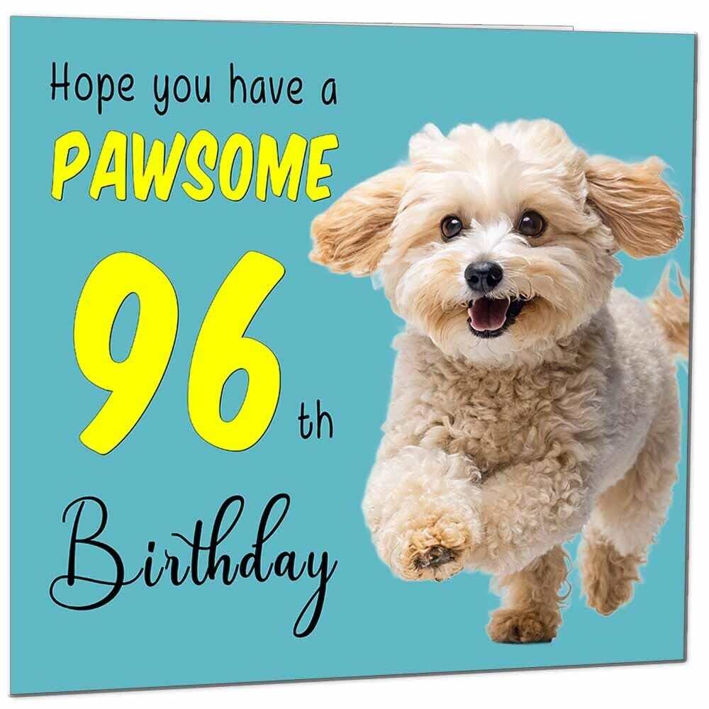 Birthday Card for Men Women Dog Pawsome