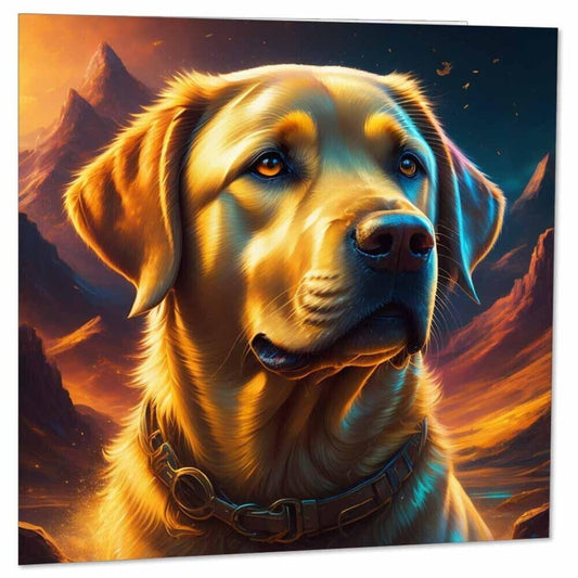 Labrador Dog Greeting Birthday Cards 145 x 145mm