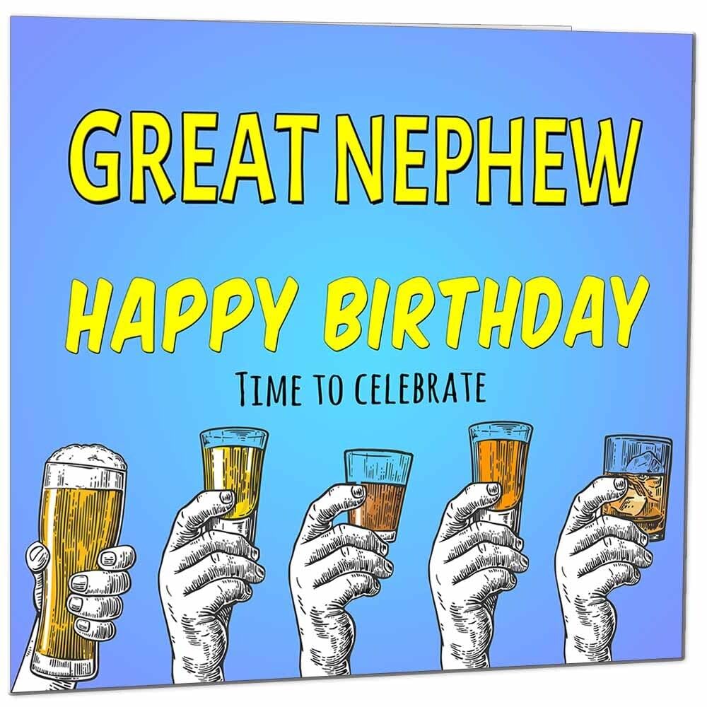 Birthday Card for Men Him Beer Drinks Men's