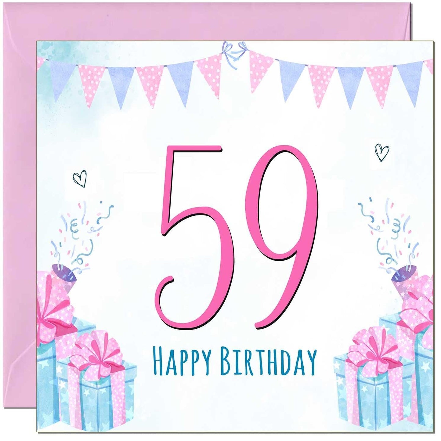 Womens Birthday Card for Ladies Shabby Chic