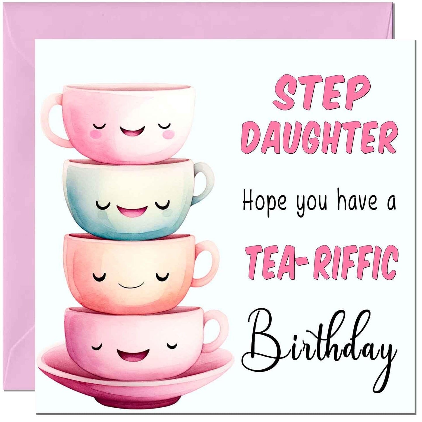 Birthday Card for Women Tea-Riffic Cute