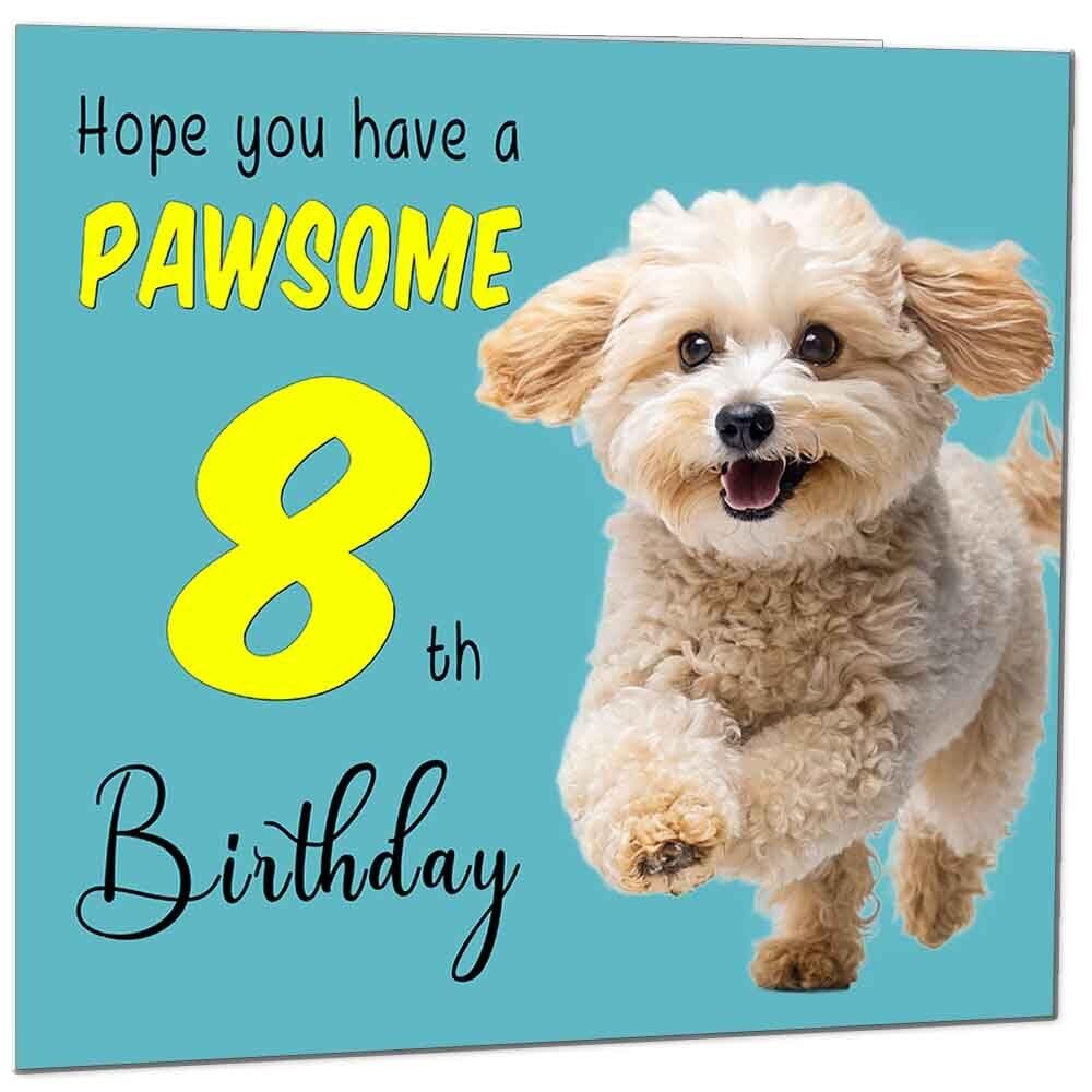 Birthday Card for Men Women Dog Pawsome