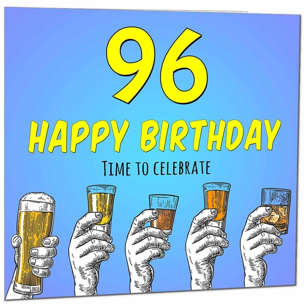 Birthday Card for Men Him Beer Drinks Men's