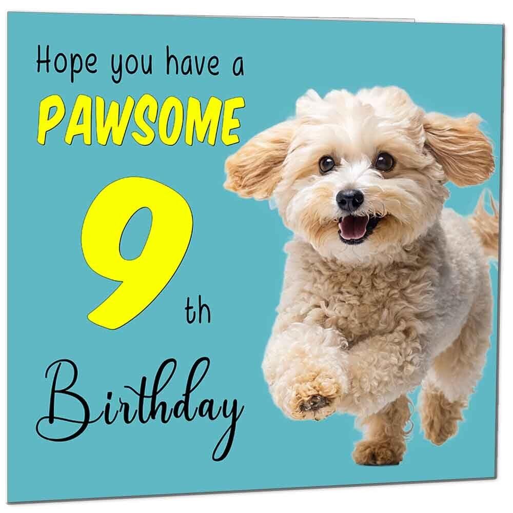 Birthday Card for Men Women Dog Pawsome