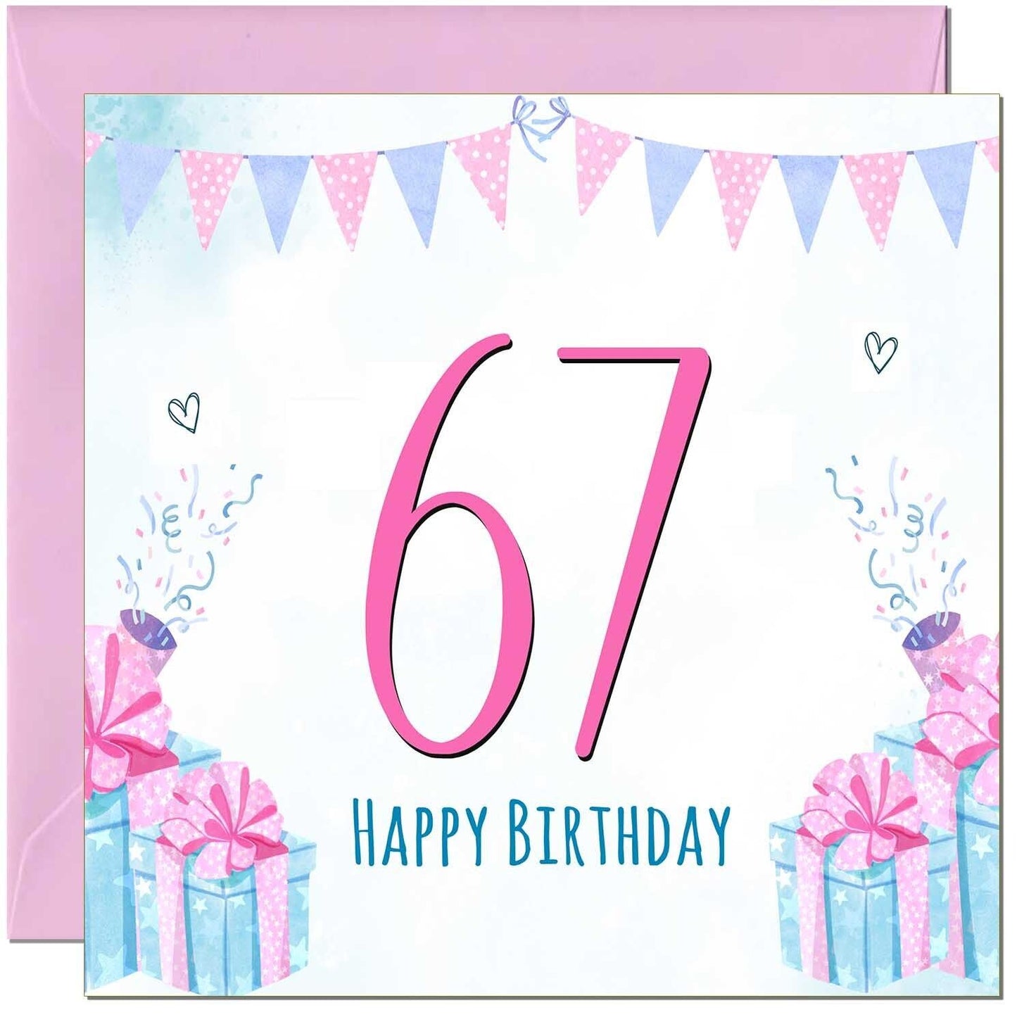 Womens Birthday Card for Ladies Shabby Chic
