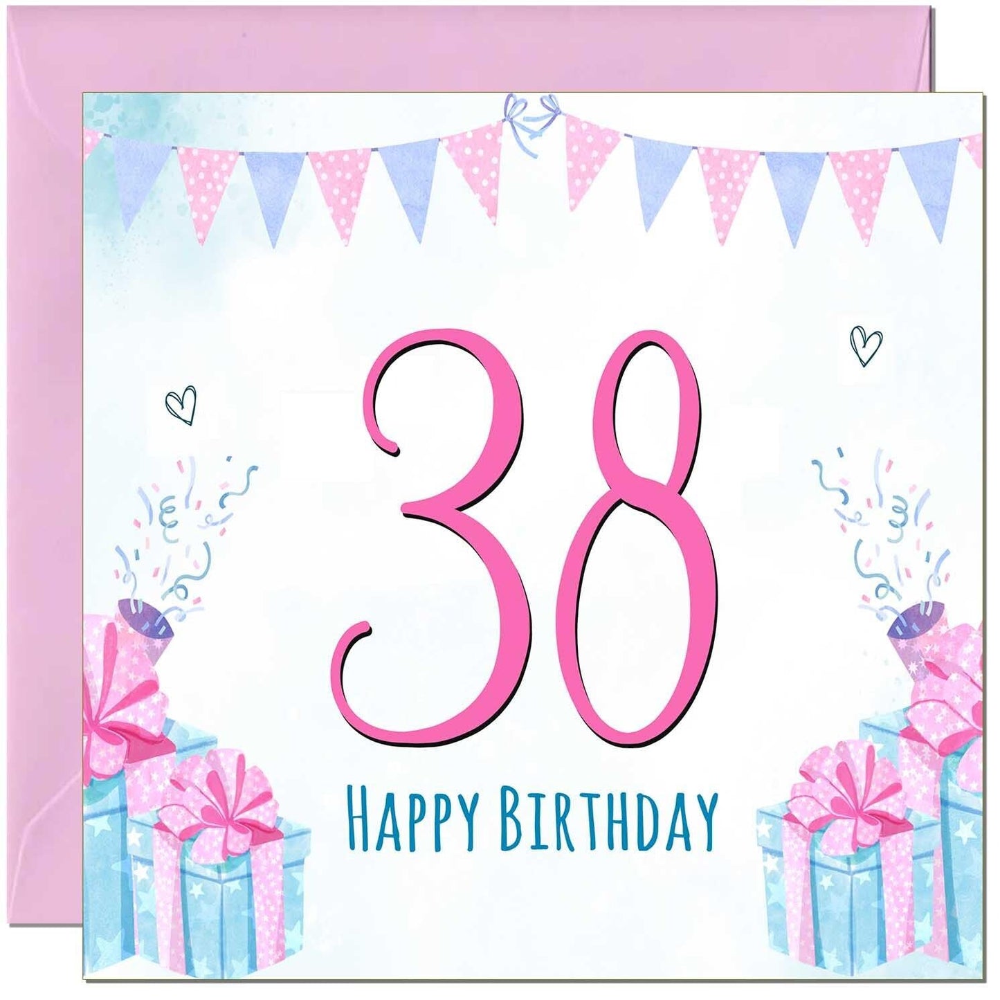 Womens Birthday Card for Ladies Shabby Chic