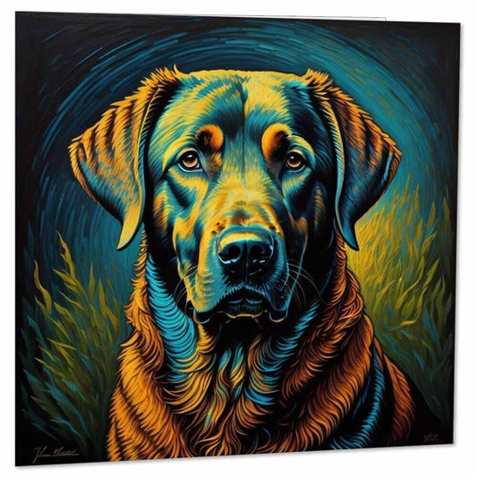 Labrador Dog Greeting Card - Labrador Birthday Card 145mm x 145mm