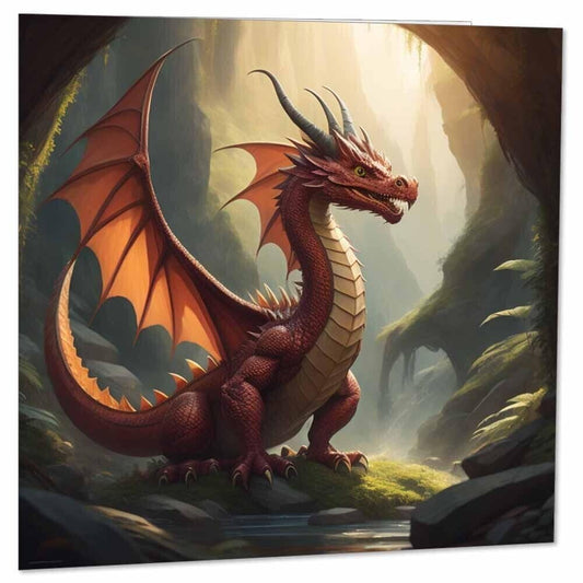 Dragon Greeting Card 145 x 145mm