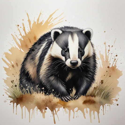 Badger Greeting Card Any Occasion - birthday card