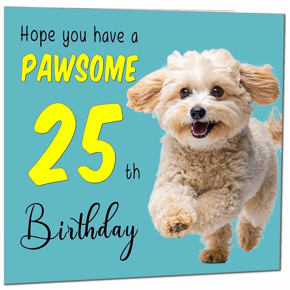 Birthday Card for Men Women Dog Pawsome