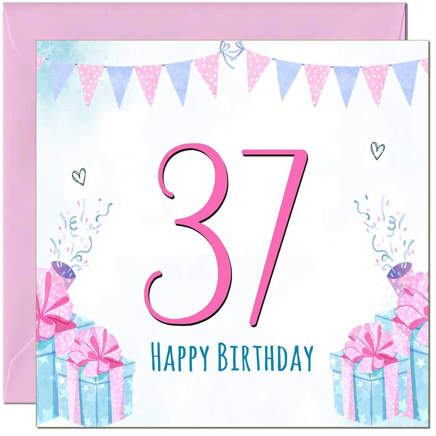 Womens Birthday Card for Ladies Shabby Chic
