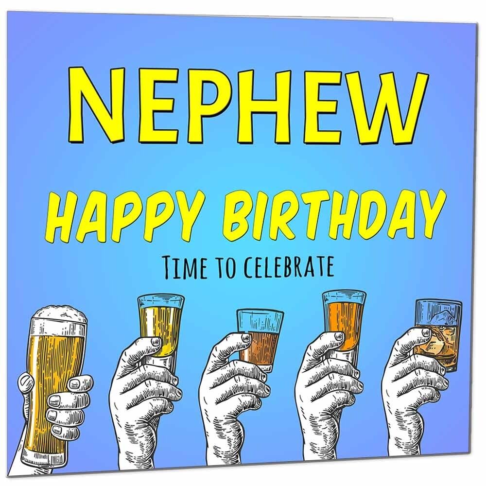 Birthday Card for Men Him Beer Drinks Men's