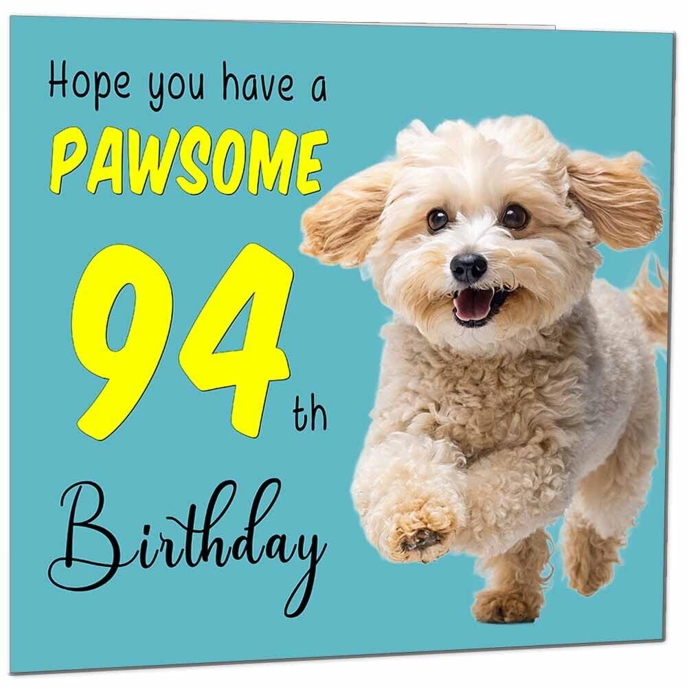 Birthday Card for Men Women Dog Pawsome