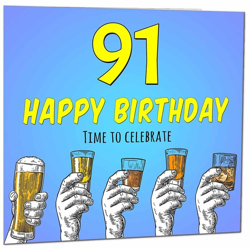 Birthday Card for Men Him Beer Drinks Men's