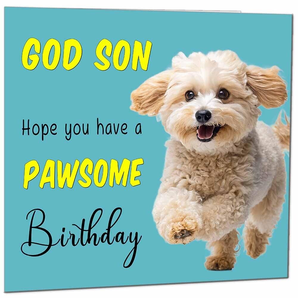 Birthday Card for Men Women Dog Pawsome