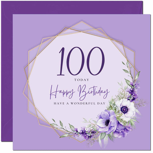 Birthday Card for Men women - Floral Beautiful