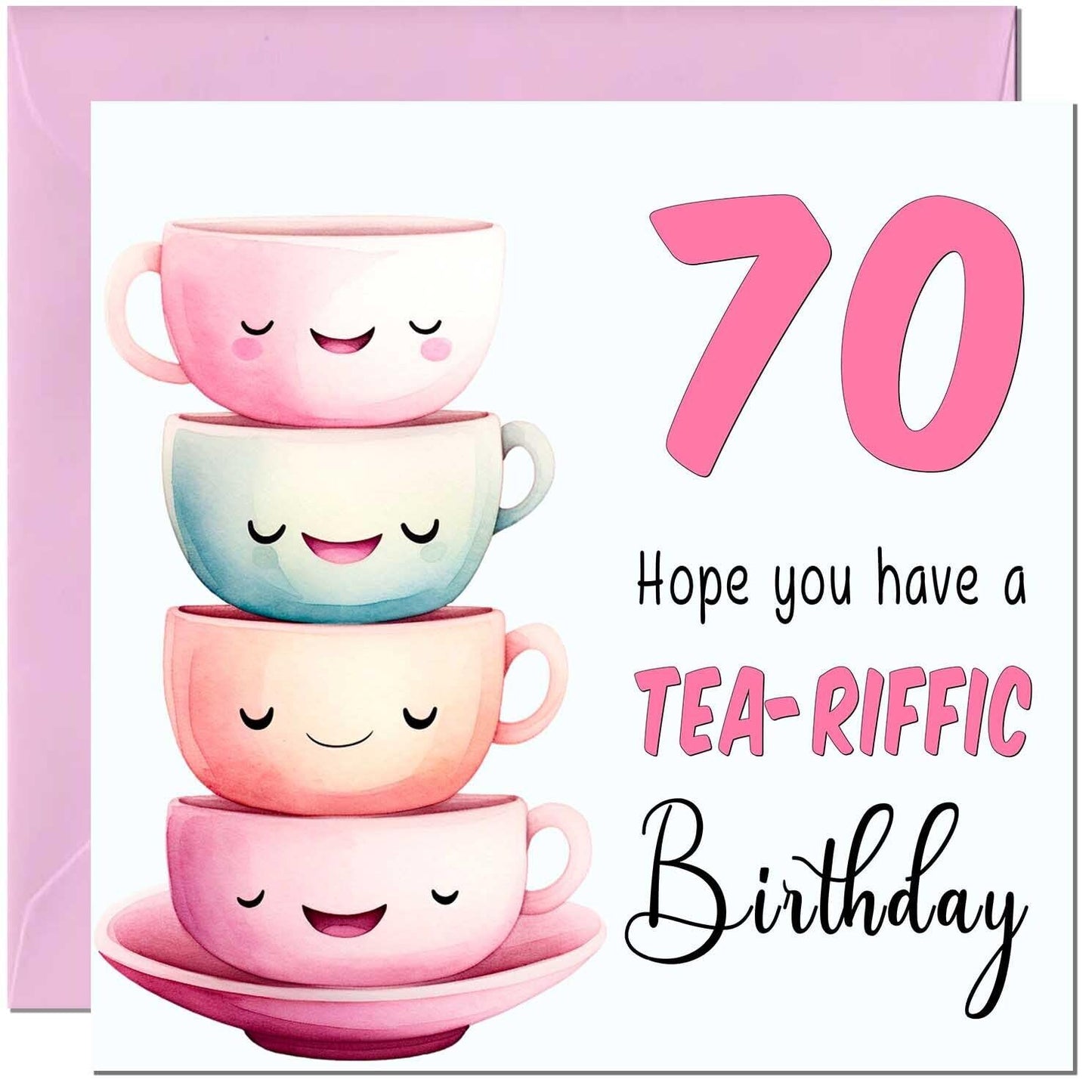 Birthday Card for Women Tea-Riffic Cute