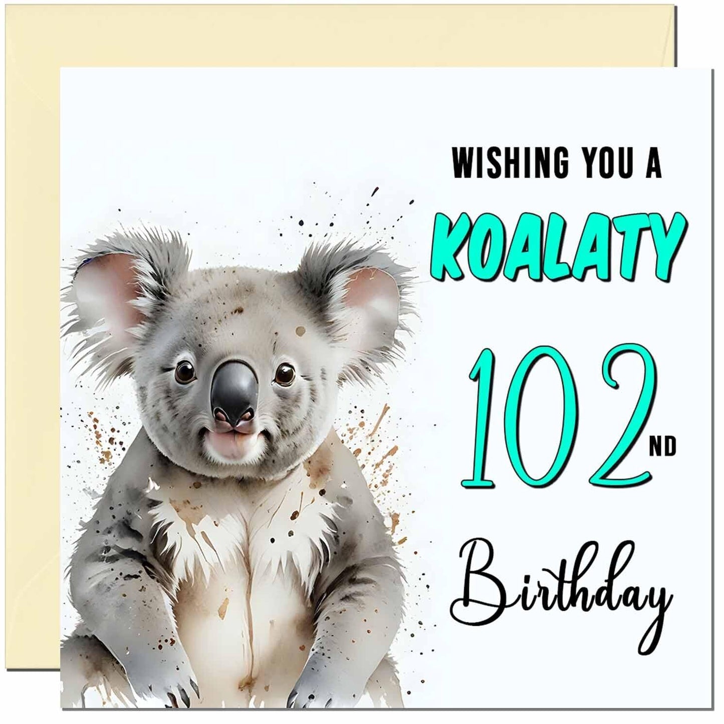 Koala Birthday Card for Men women - Funny Pun