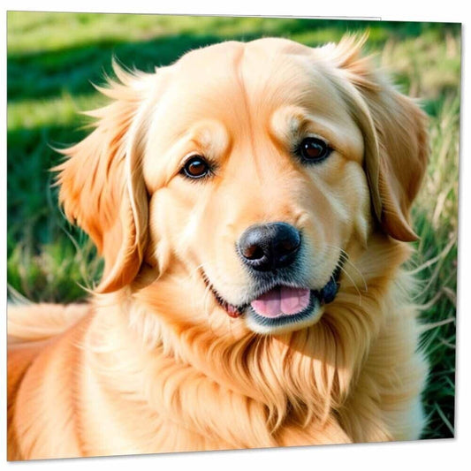 Golden Retriever Greeting Card - Dog Card 145mm x 145mm